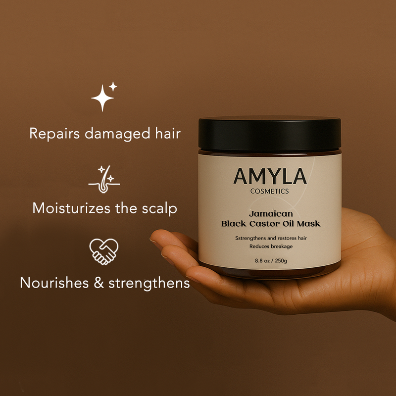 Black Castor Oil Hair Mask - Product Image