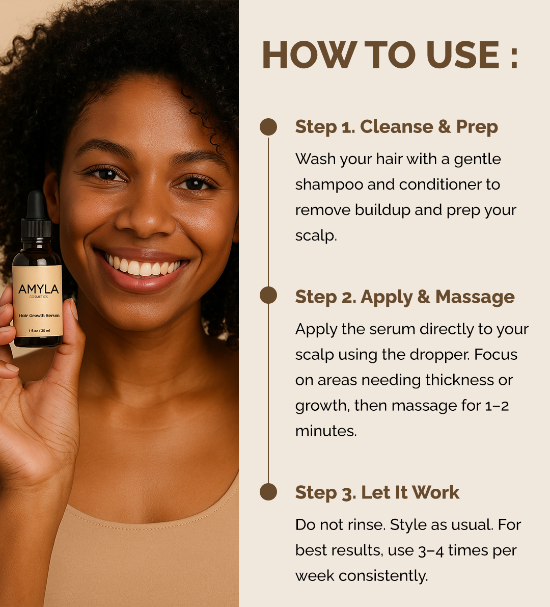 Hair Growth Serum [Pack de 1] 